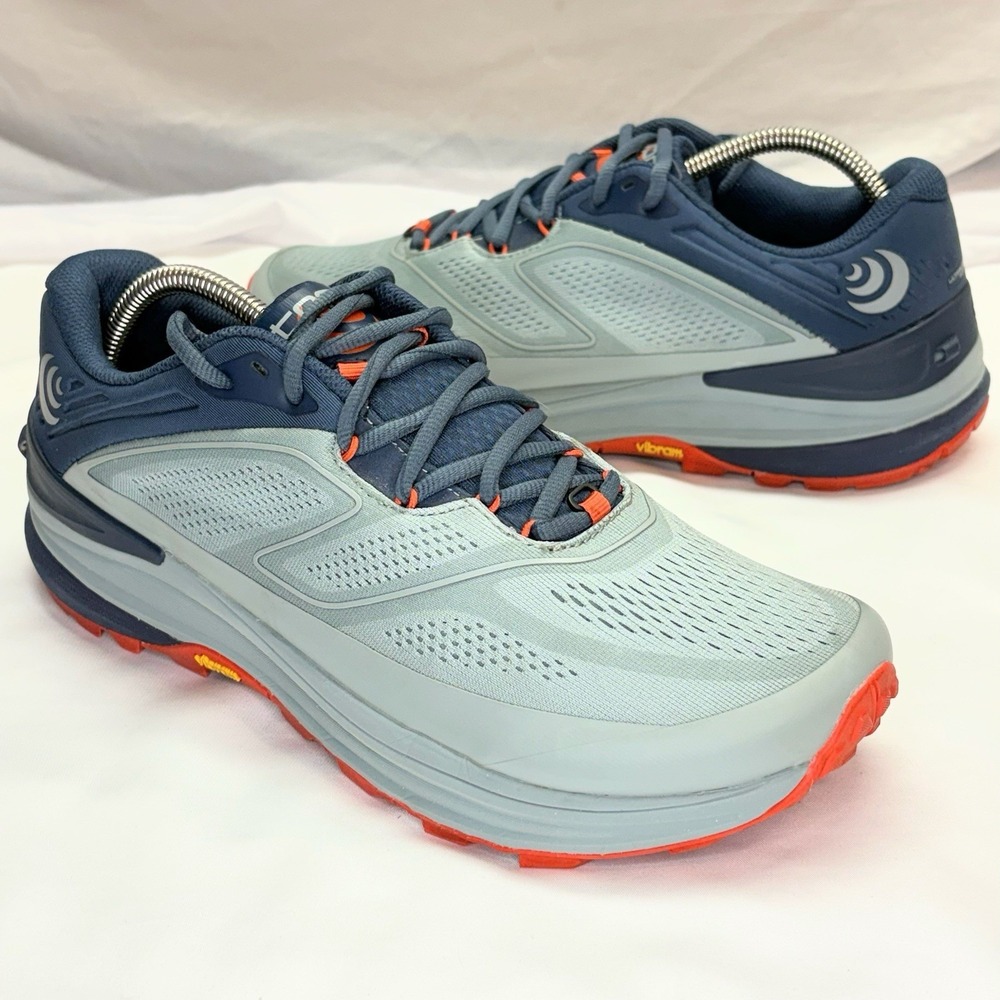 Topo Athletic Ultraventure 2 Running Trail Shoes Men's US 9.5 Stone Navy Sneaker